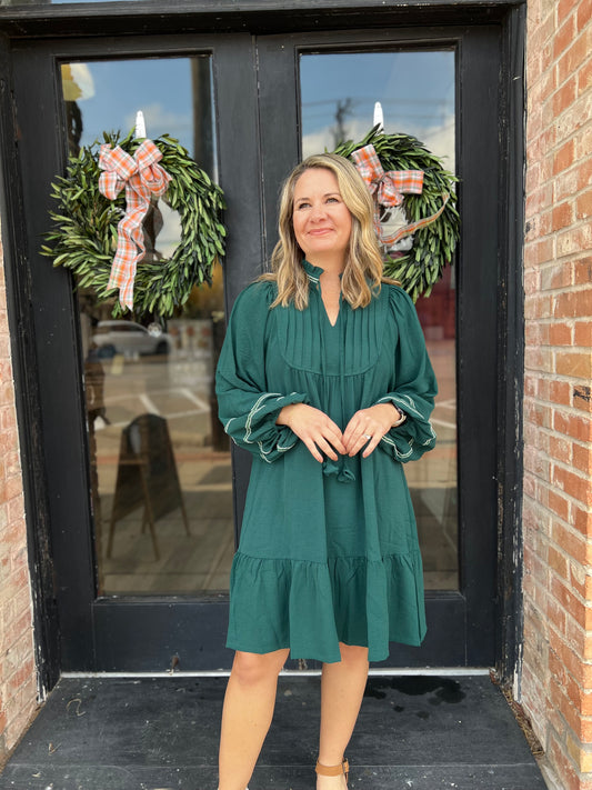 Nora Green Mini Dress