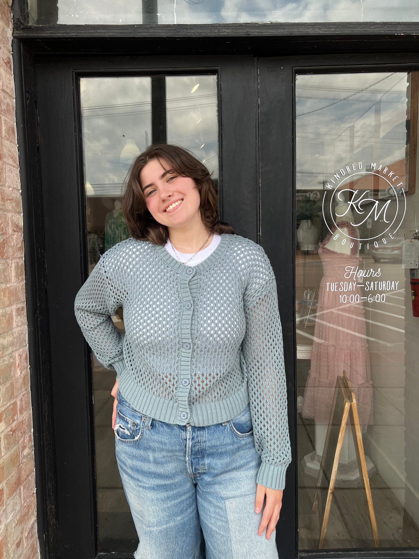 Lauren Crochet Cardigan Sweater