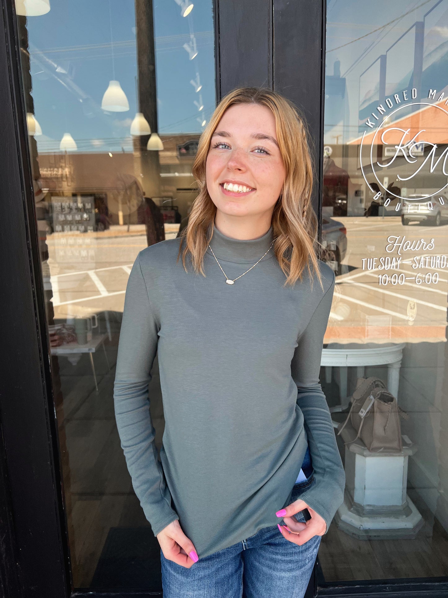 Taylor Turtle Neck Top