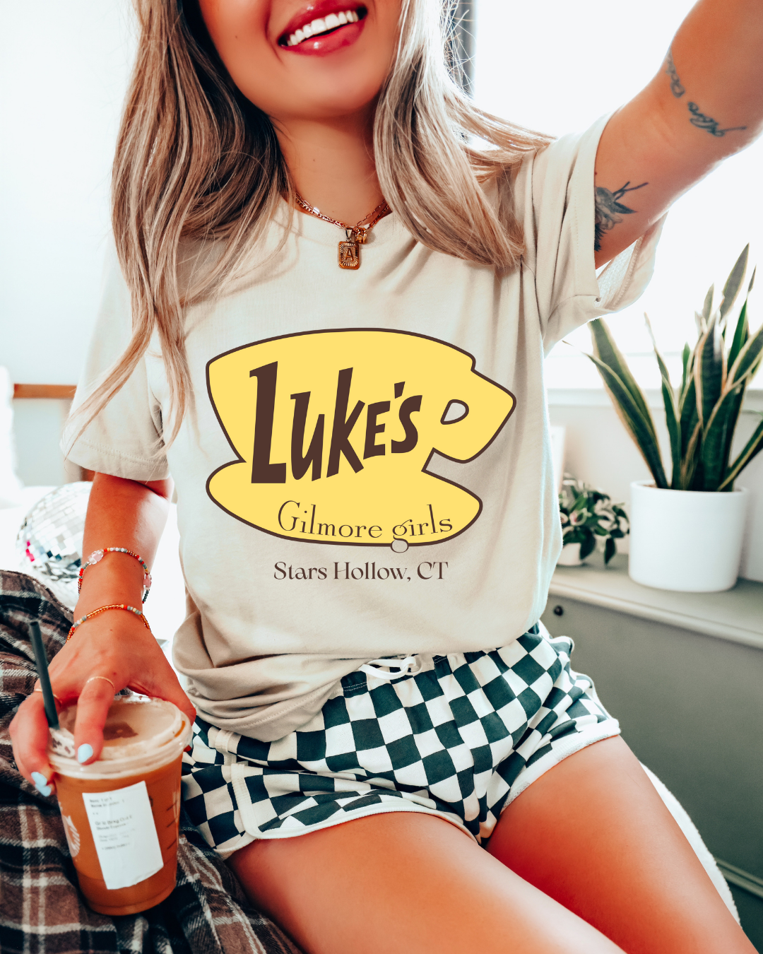 Luke's Diner Gilmore Girl Adult Tee