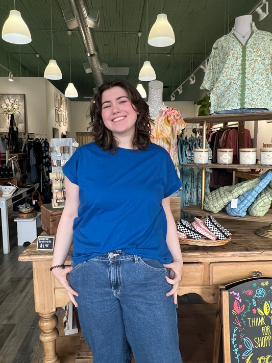 Juniper Blue Plus Size Shirt