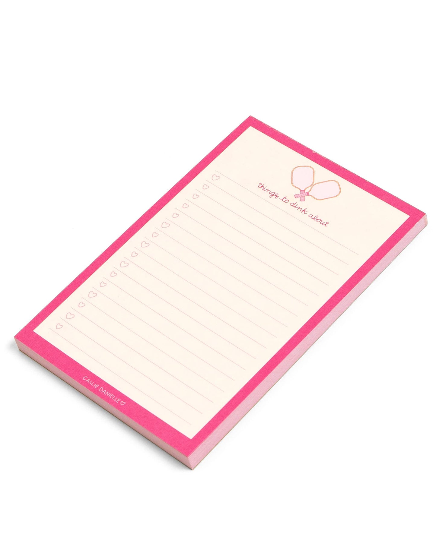Things To Dink About Pickleball Notepad