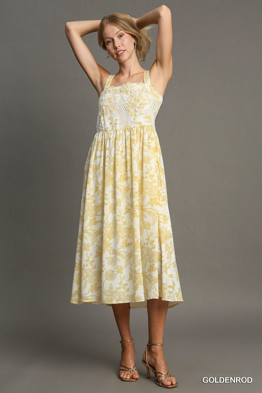 Camillia Floral Midi Dress