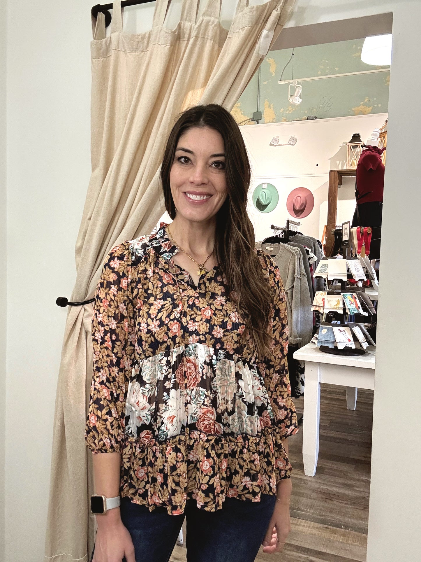 Cameron Floral Print Blouse