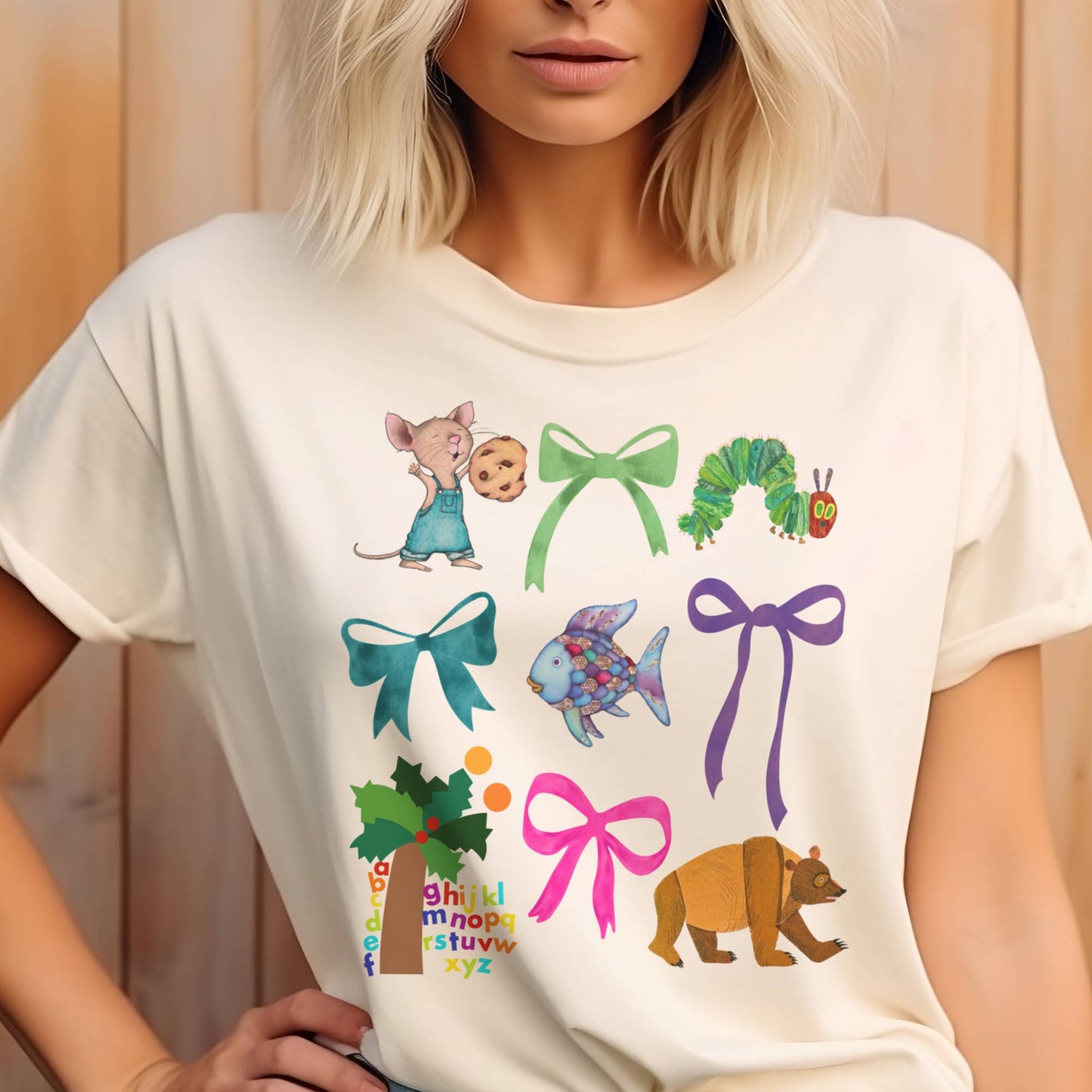 Coquette Teacher Storybook Elementary school Graphic Tee