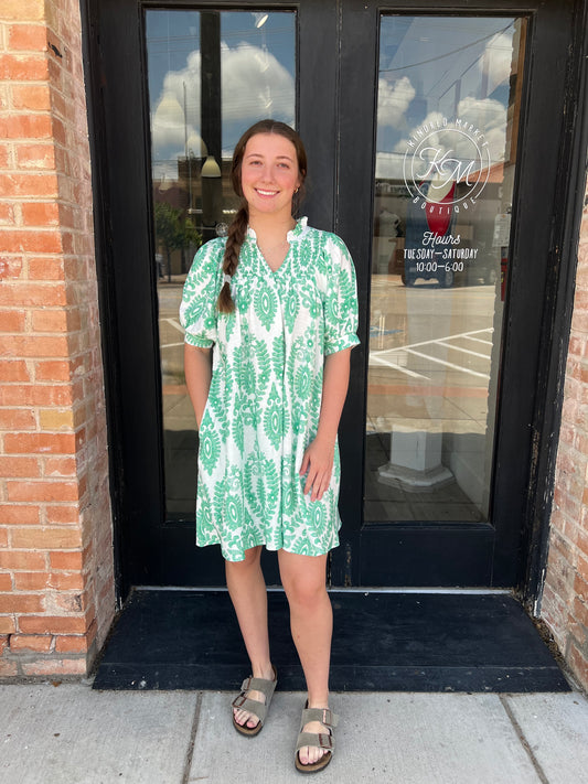 Piper Puff Sleeve Mini Dress