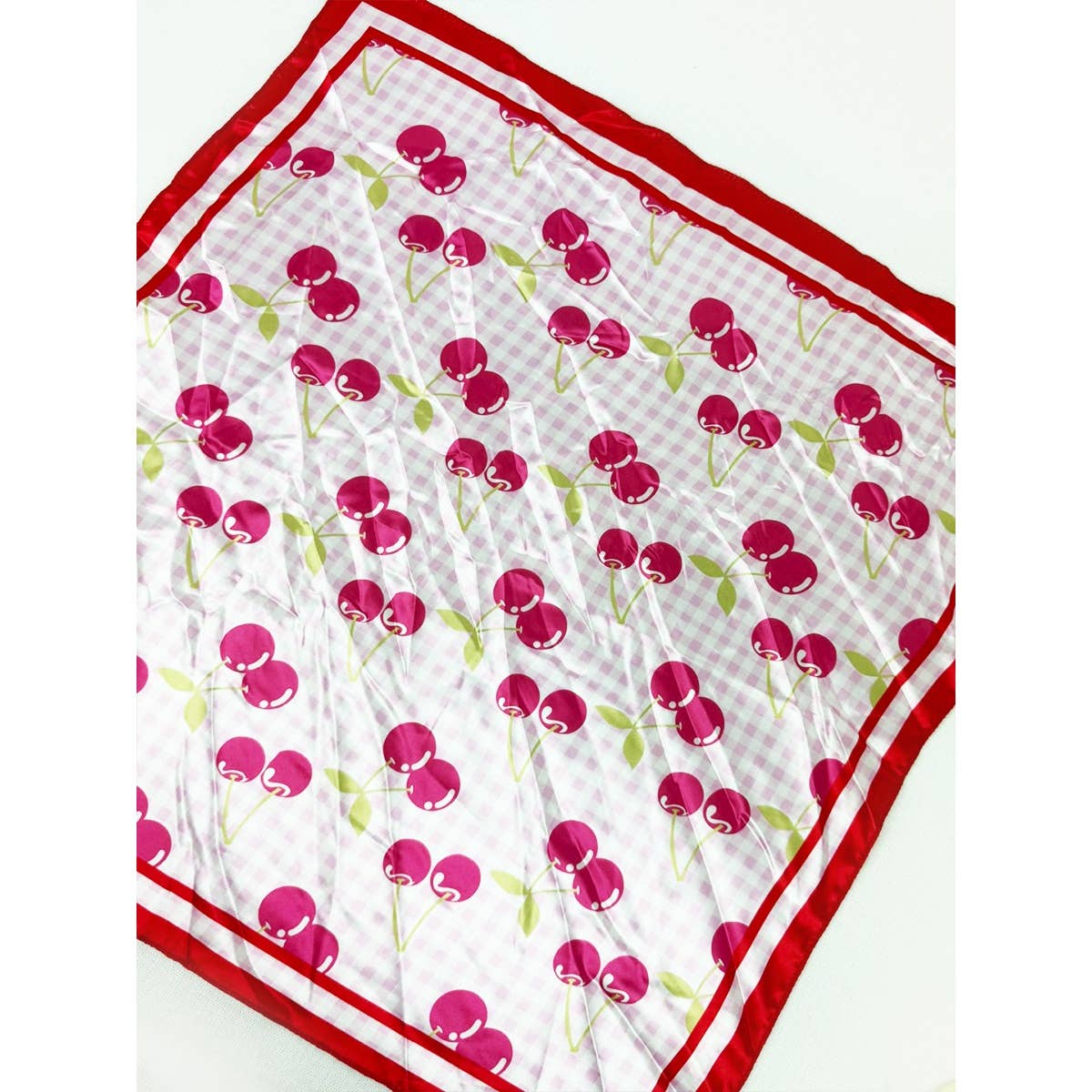 Multiuse Print Satin Scarf