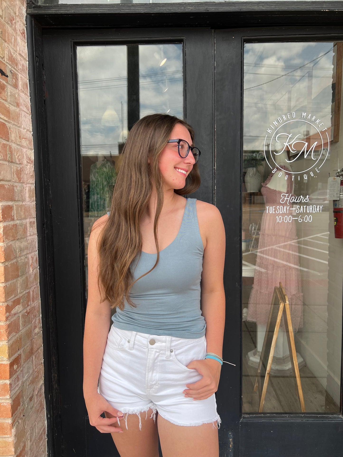 Lucy V-neck Tank Top