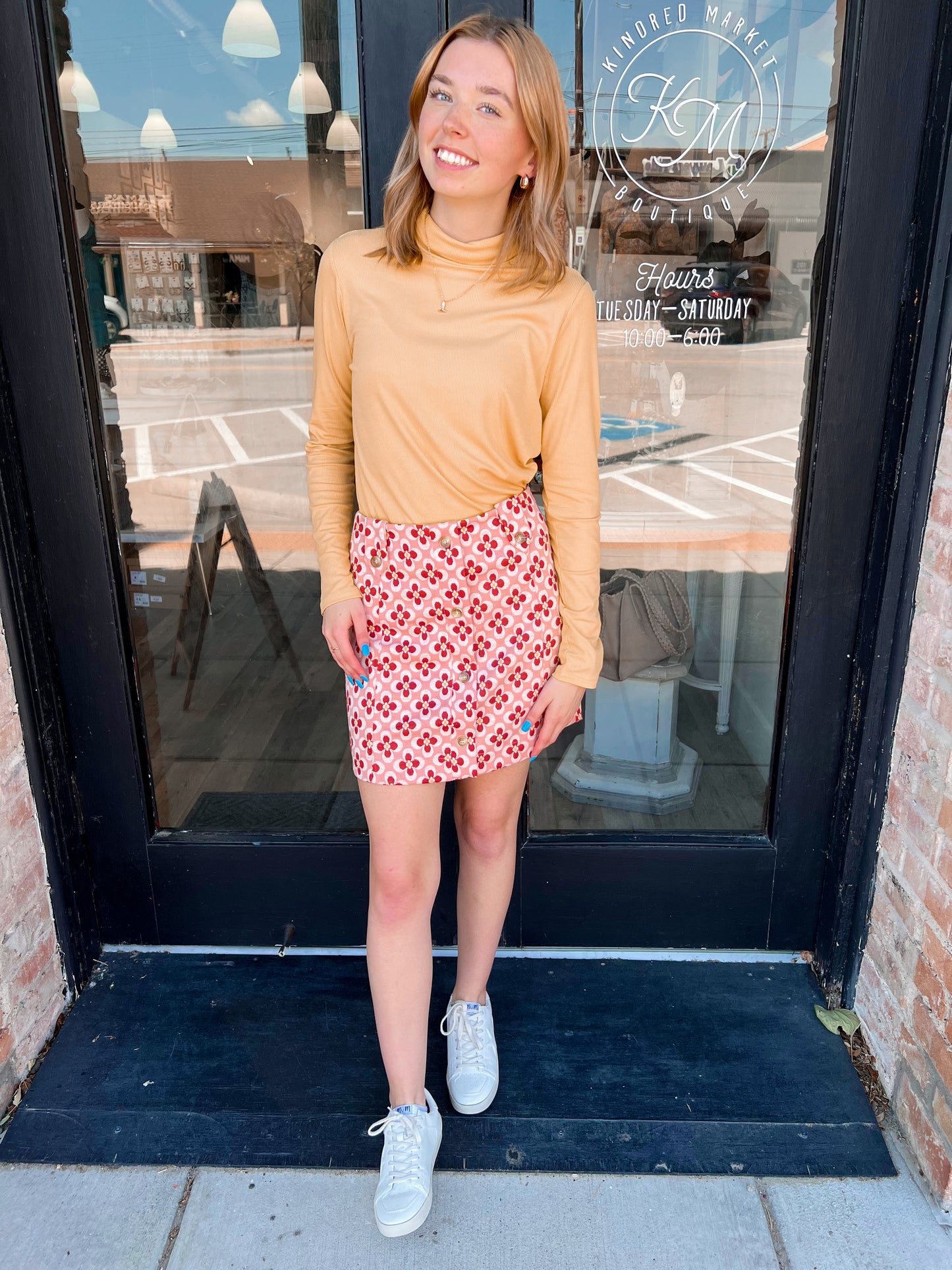 Flower Power Mini Skirt