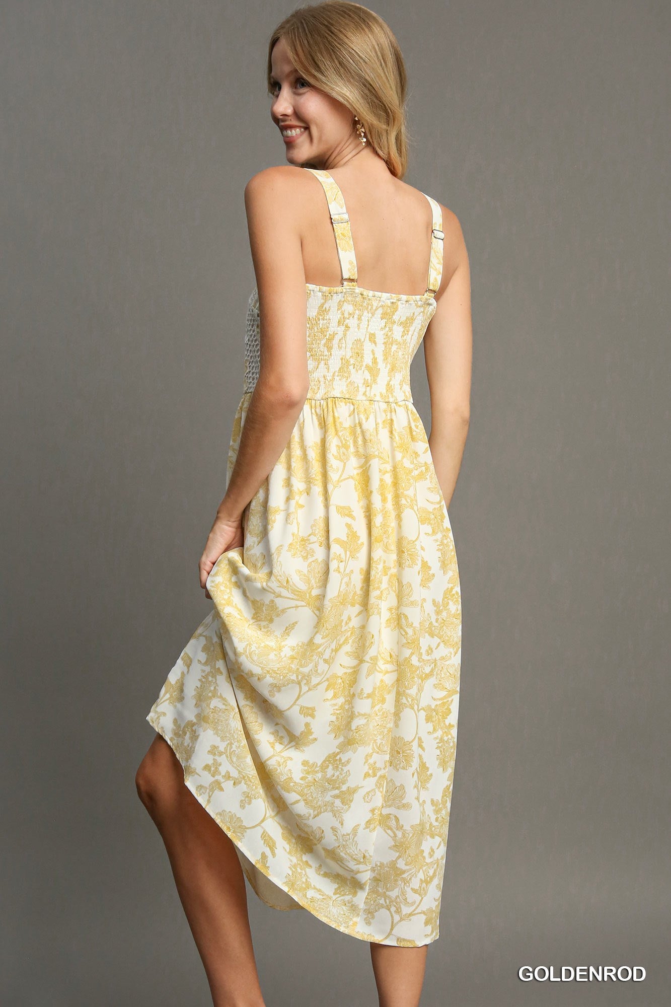 Camillia Floral Midi Dress