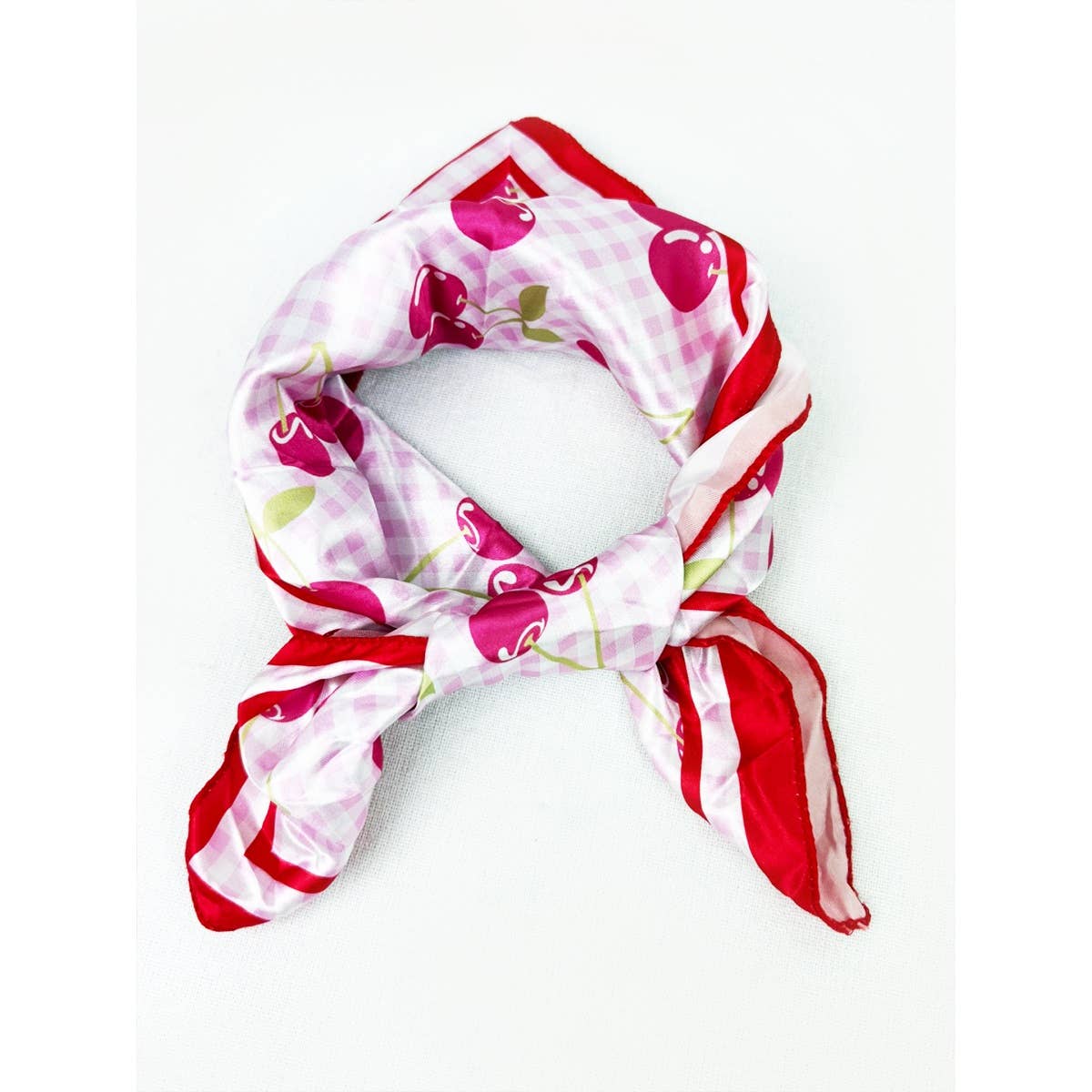 Multiuse Print Satin Scarf