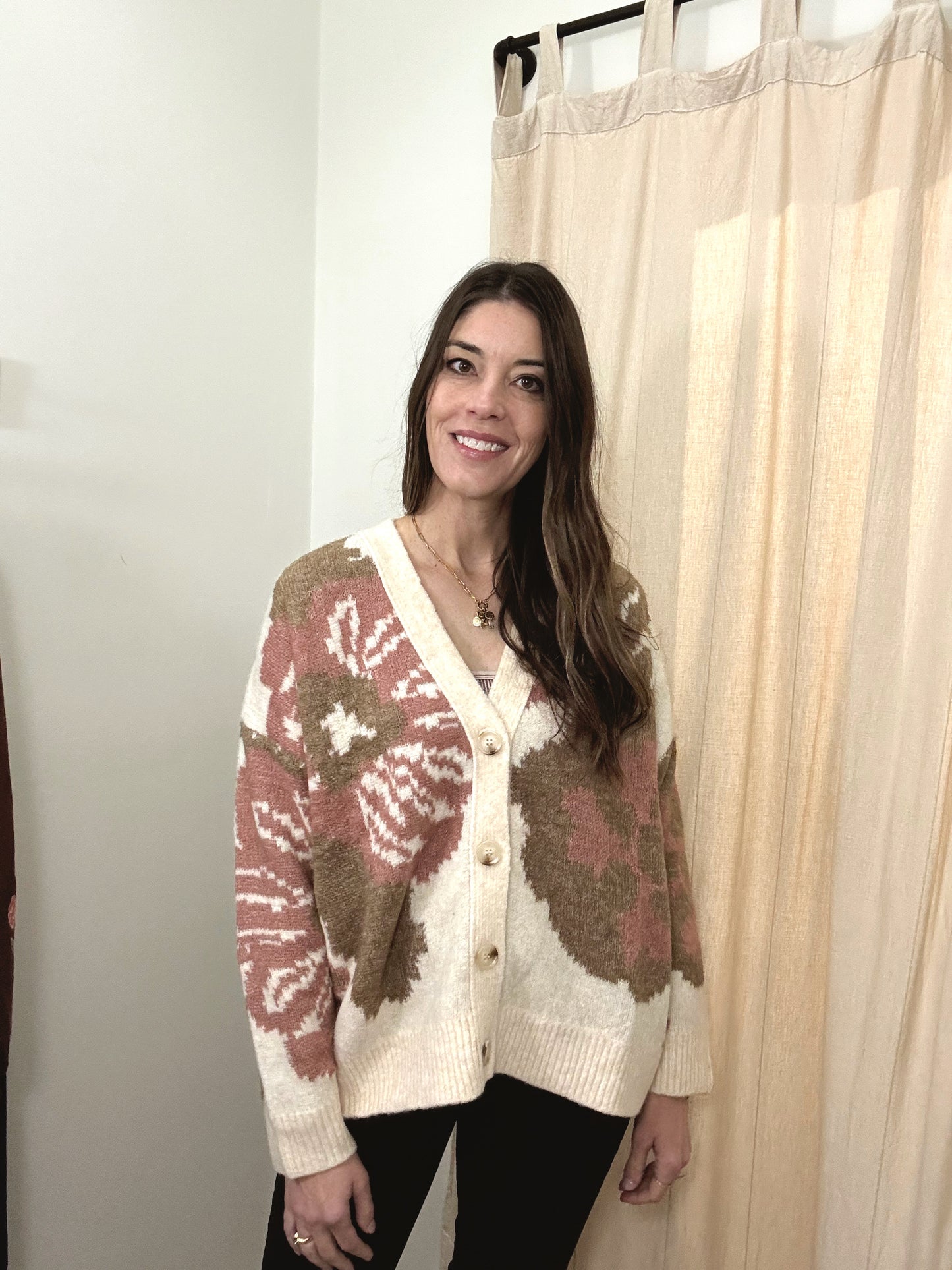 Adeline Flower Knit Sweater