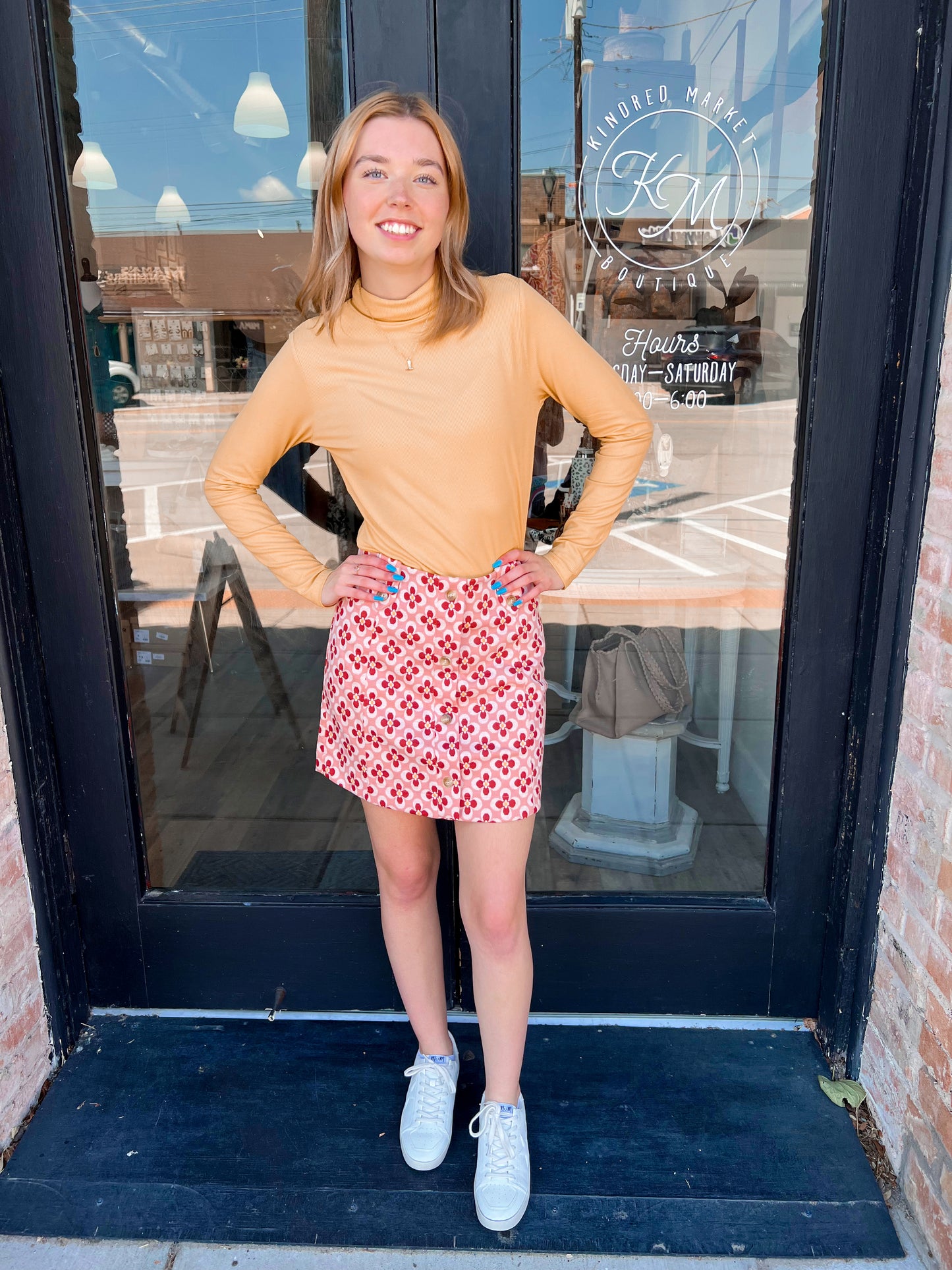 Flower Power Mini Skirt