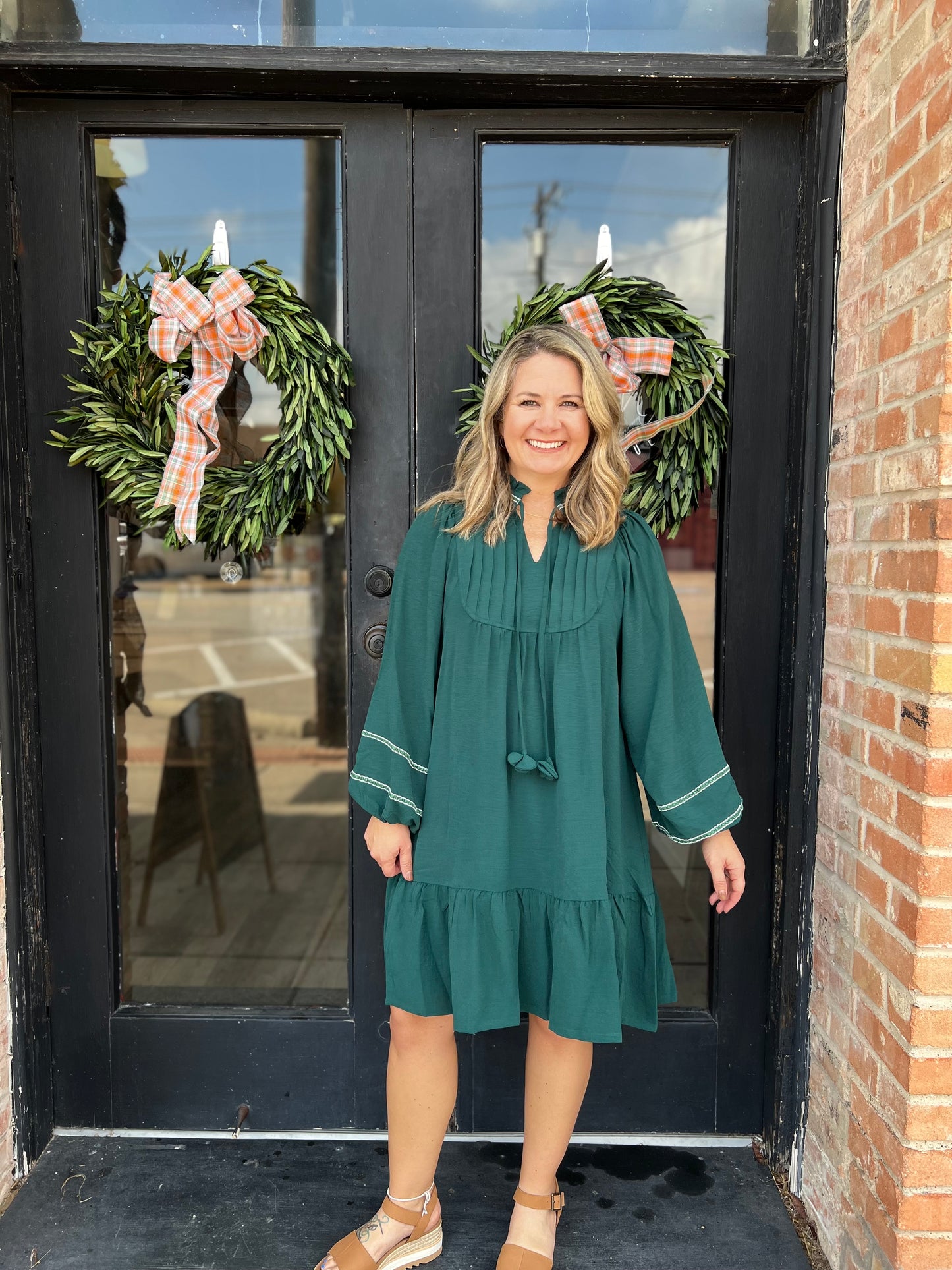 Nora Green Mini Dress