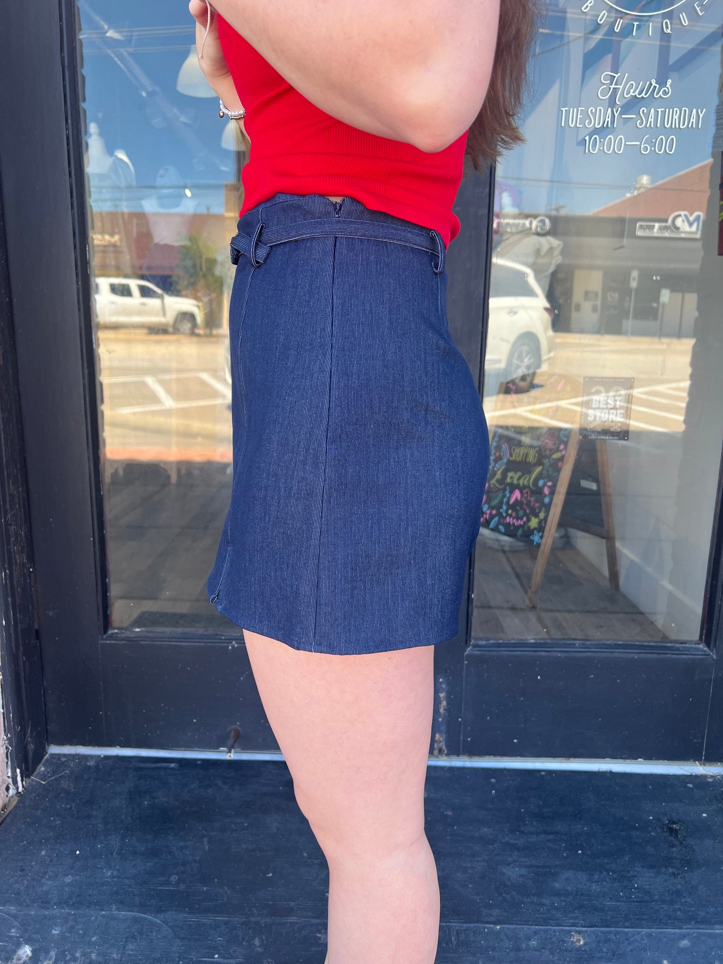 Allison Denim Skort