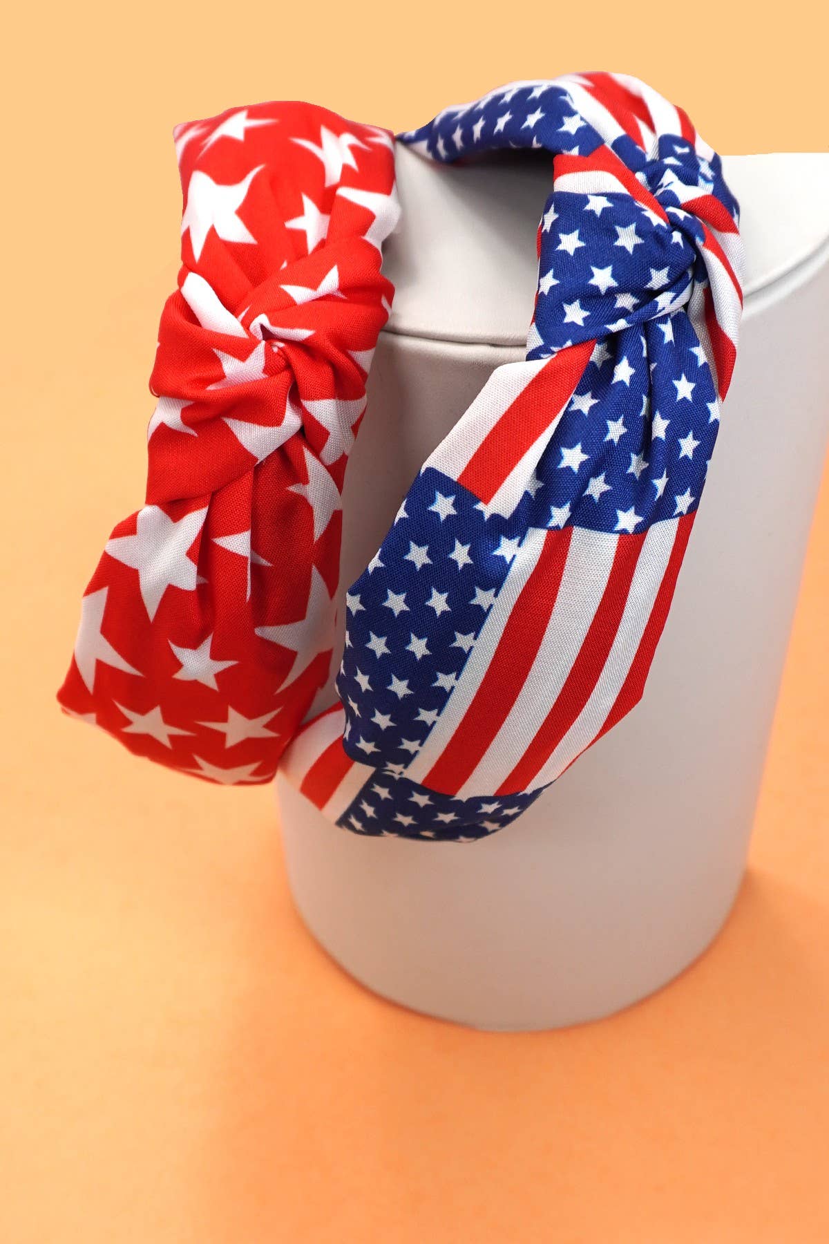 4TH OF JULY USA STRIPE  STAR FLAG HEADBAND | 40HB163