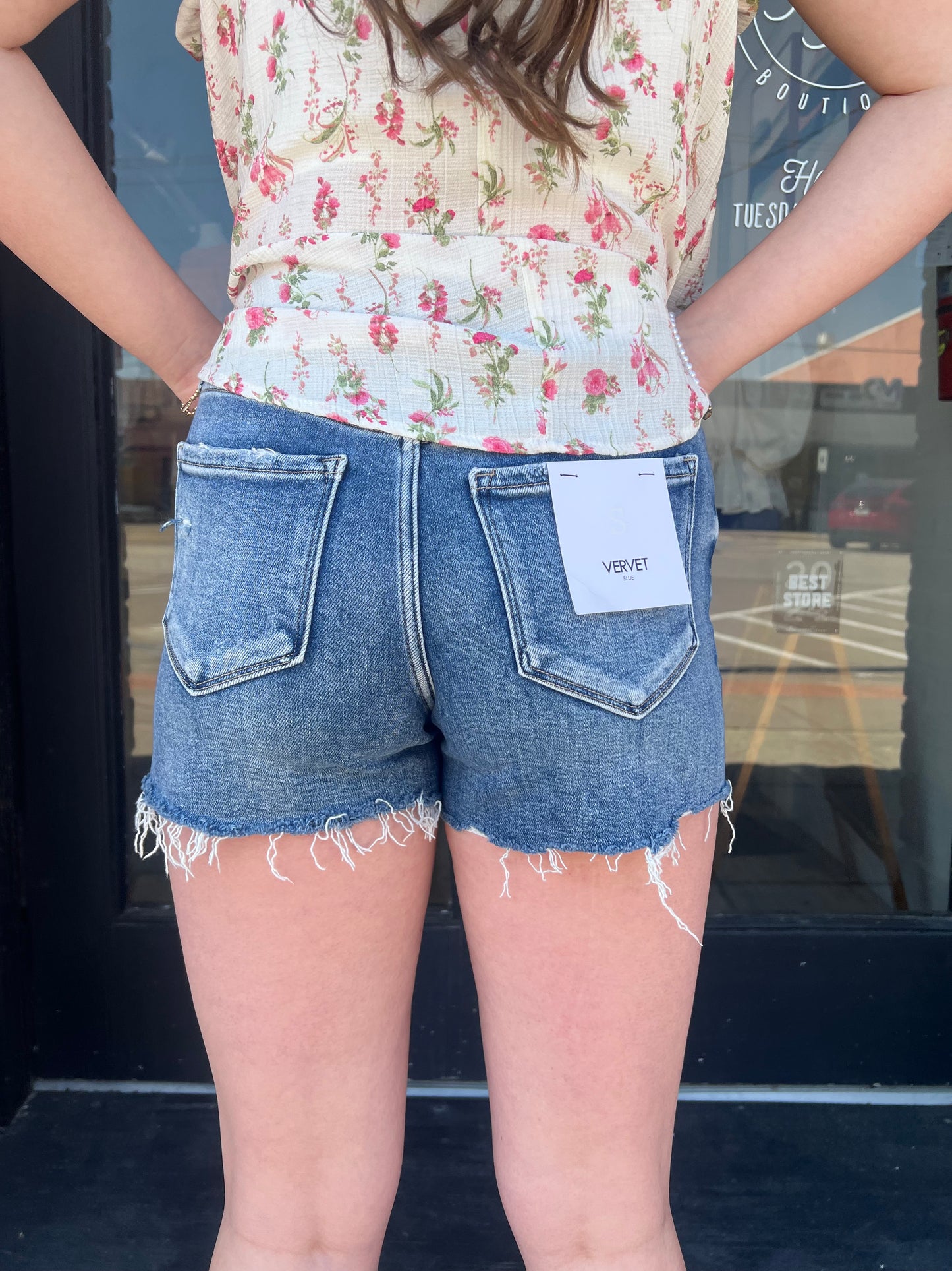 Sarah Vervet Jean Shorts