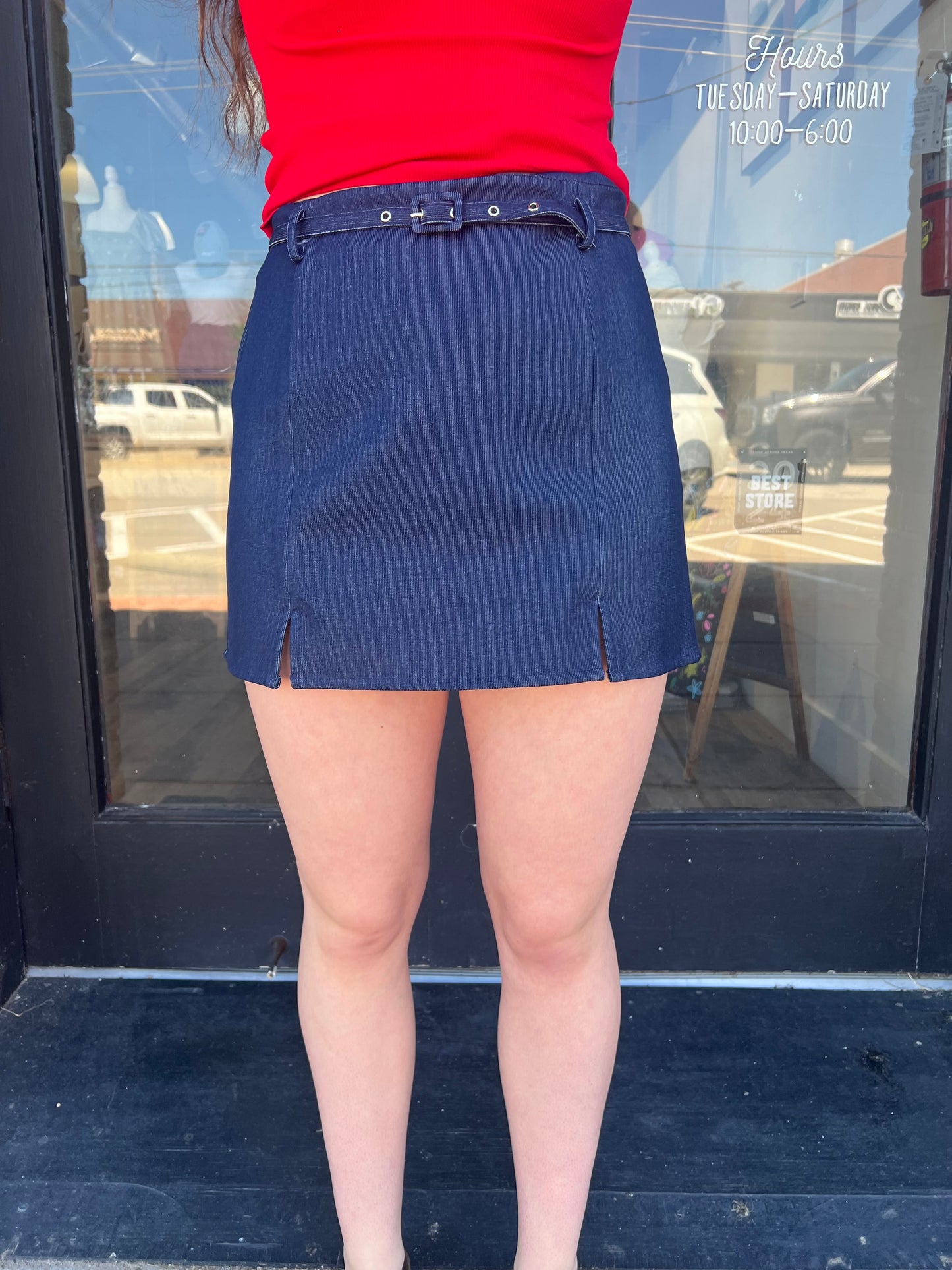 Allison Denim Skort