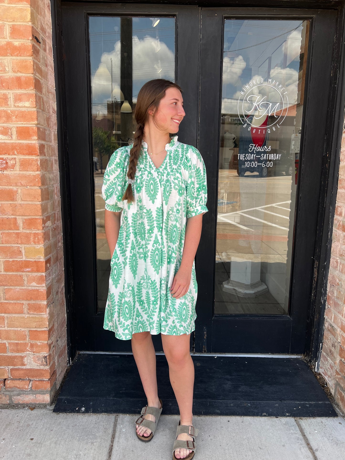 Piper Puff Sleeve Mini Dress