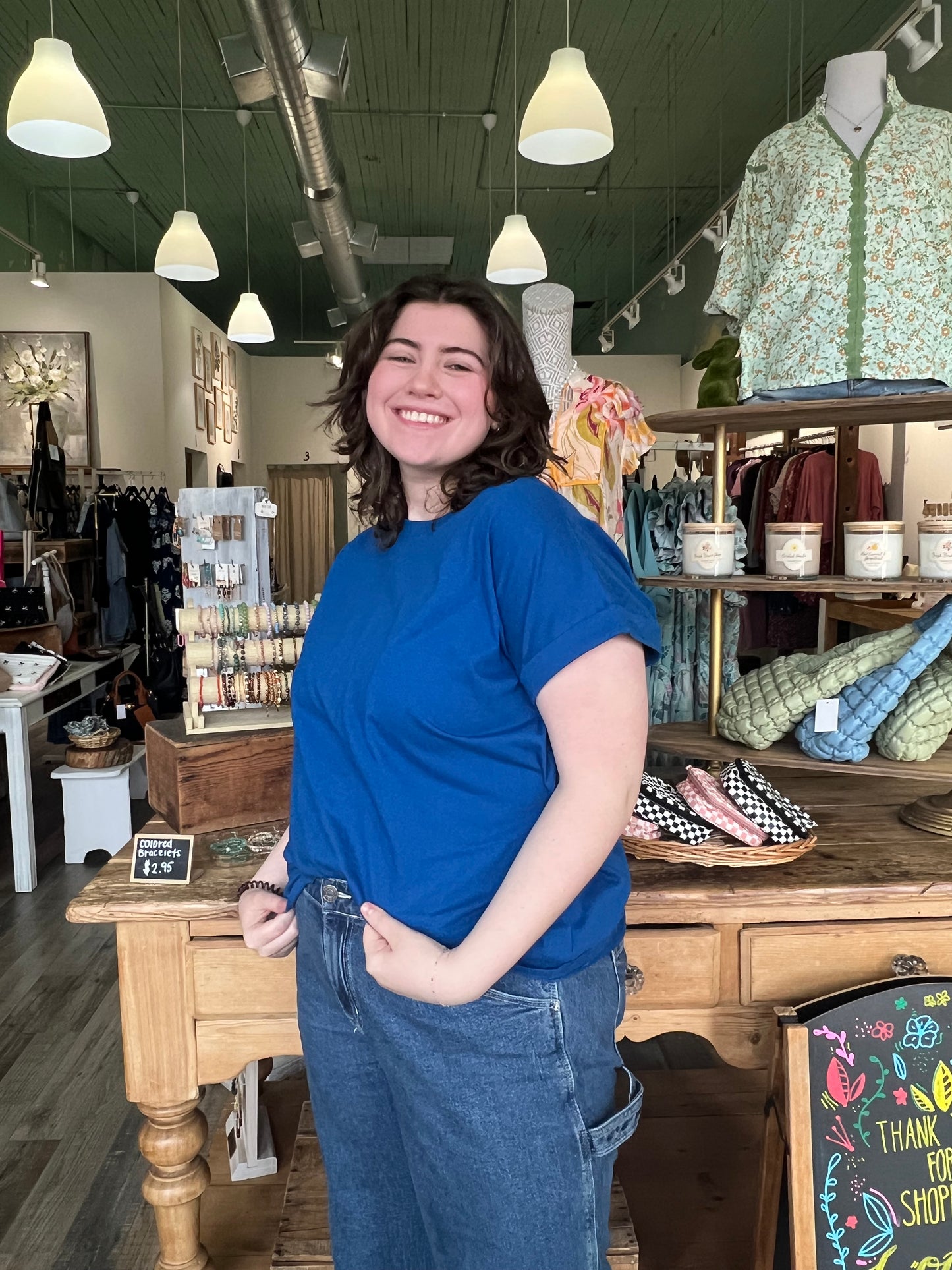 Juniper Blue Plus Size Shirt