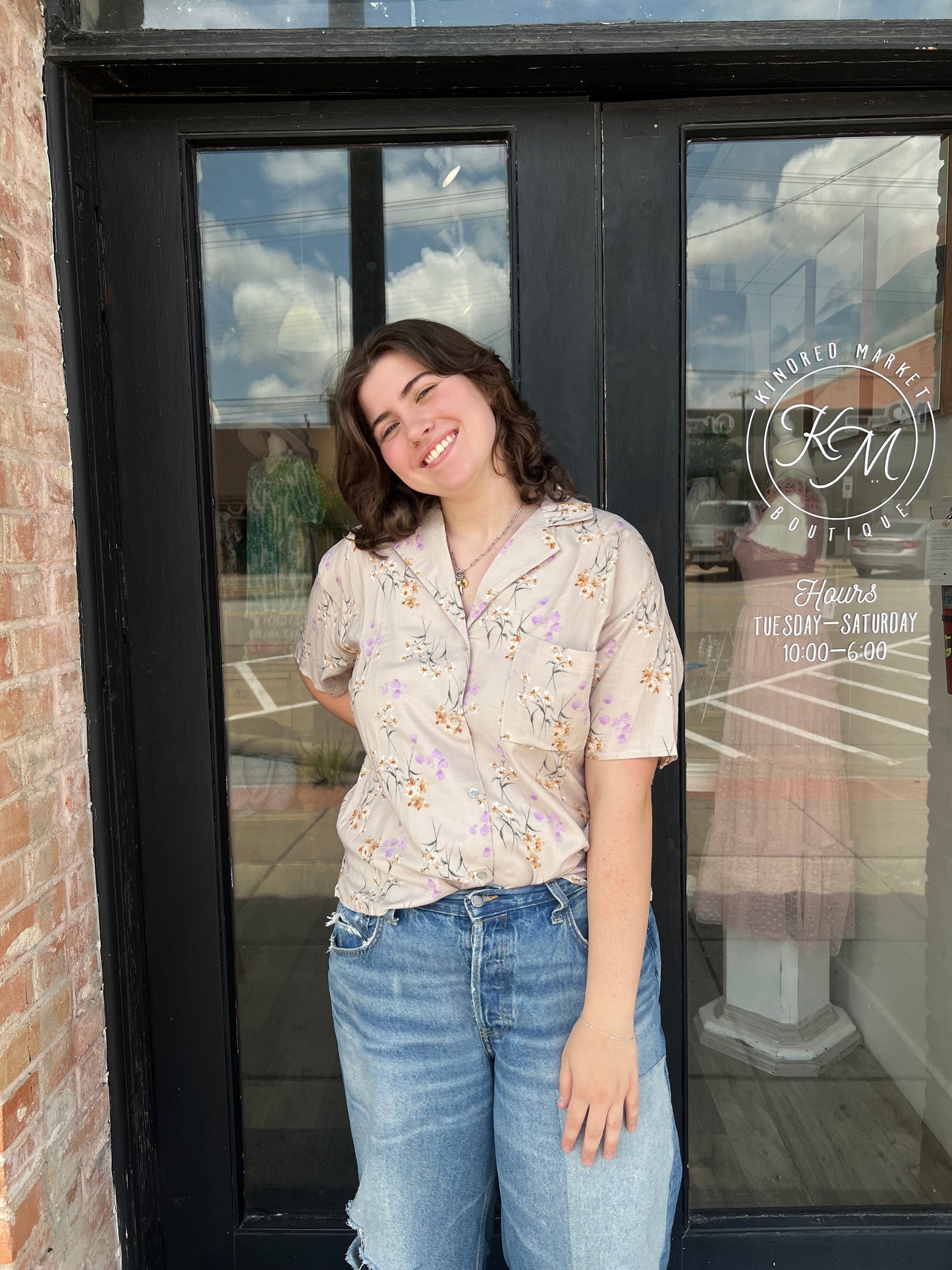 Kassidy Floral Shirt with Buttons