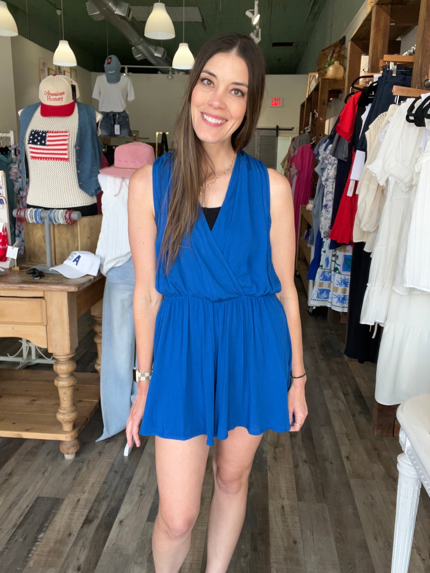 Danielle V-Neck Romper