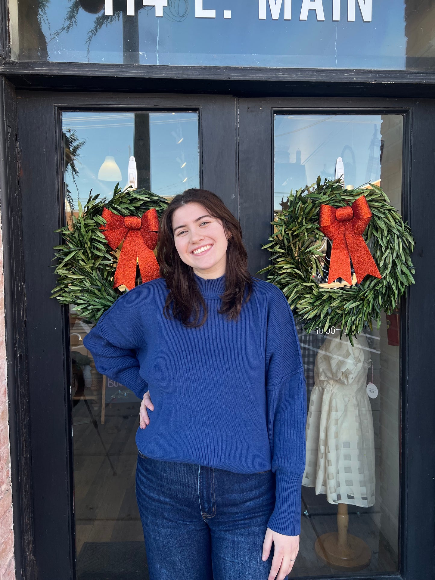 Celeste Oversized Mock Neck Sweater