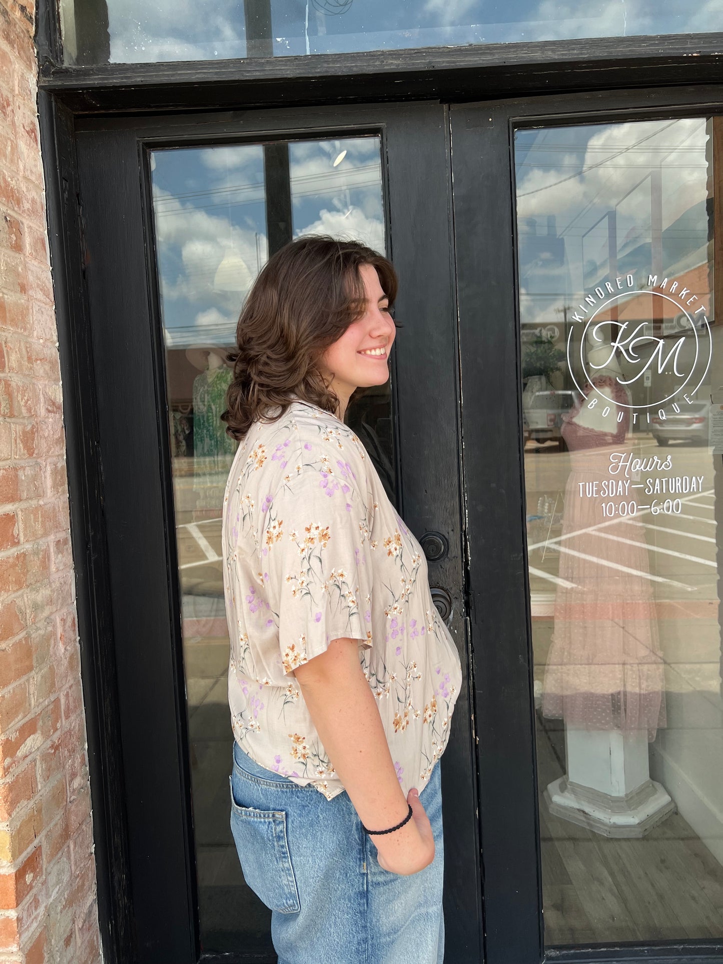 Kassidy Floral Shirt with Buttons