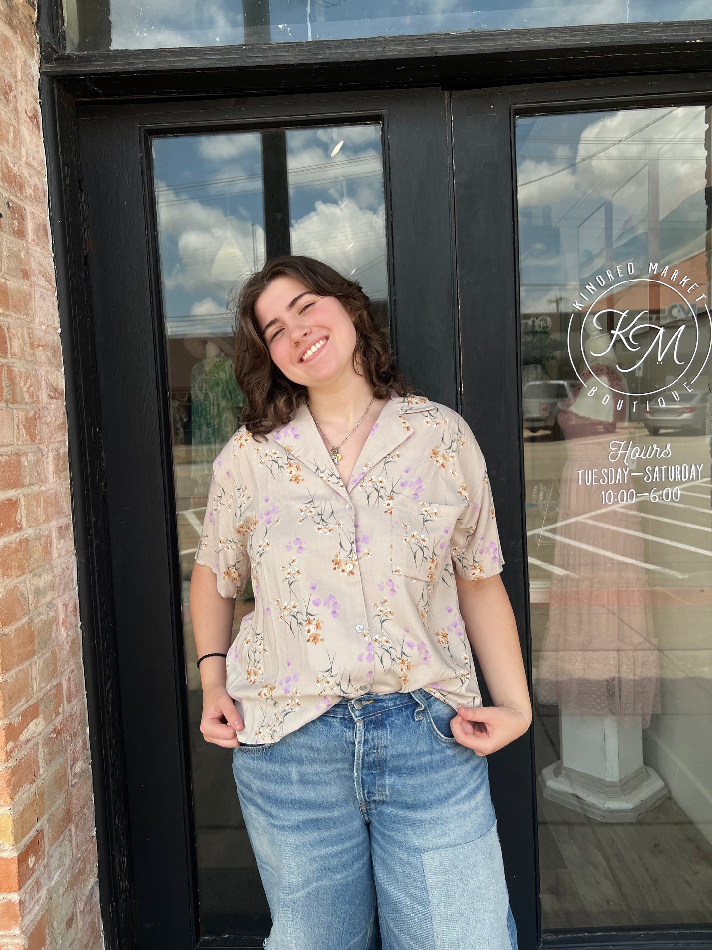 Kassidy Floral Shirt with Buttons
