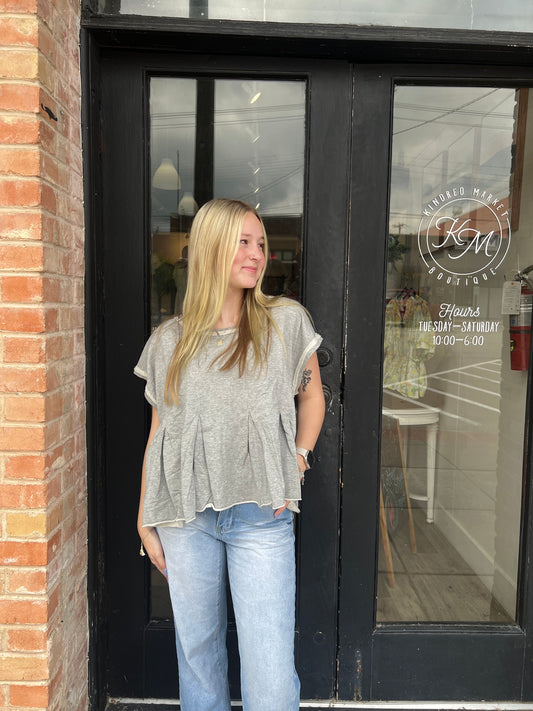 Millie Crewneck Short Sleeve Top