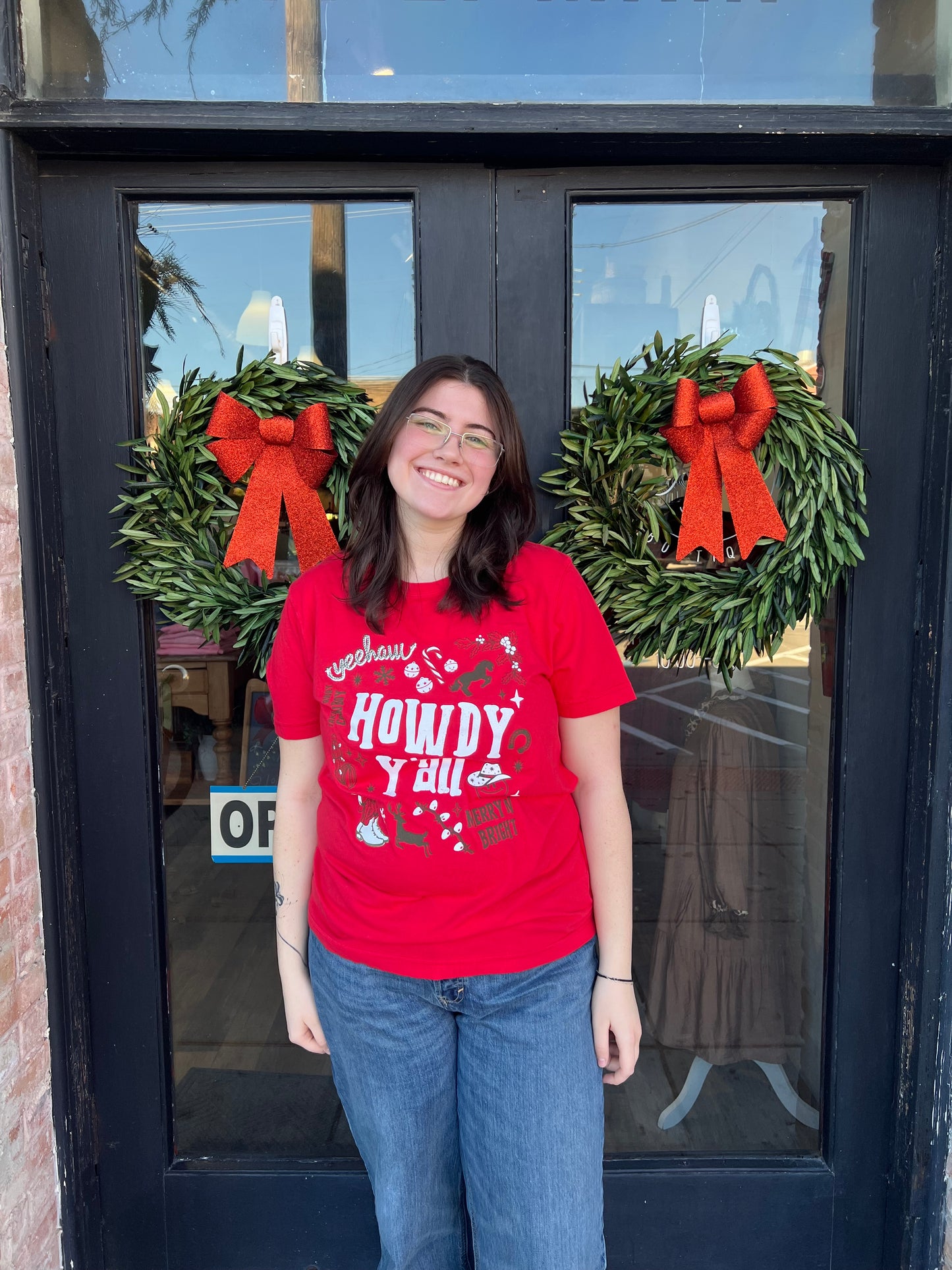 Howdy Yall Christmas T-shirt