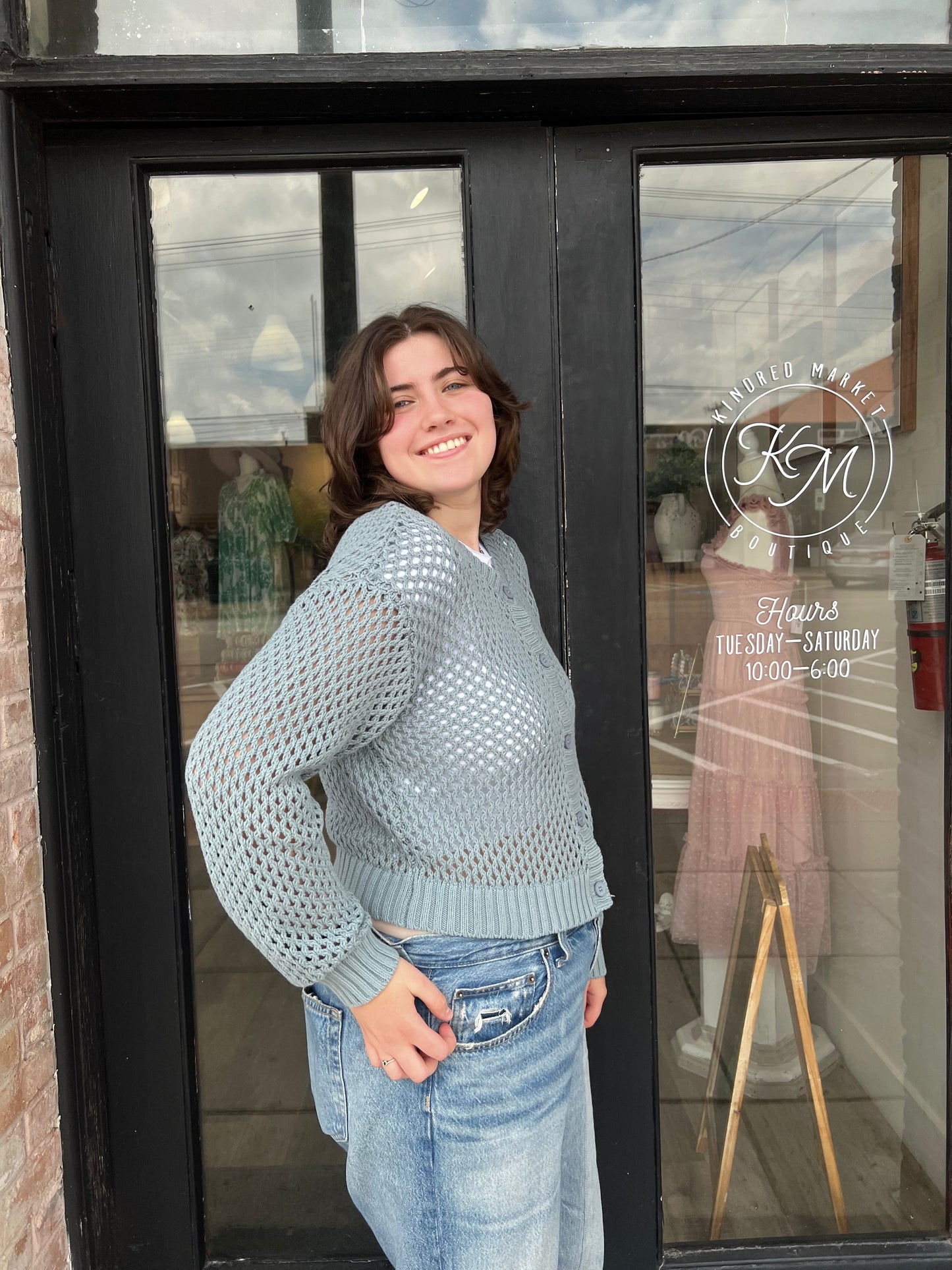 Lauren Crochet Cardigan Sweater