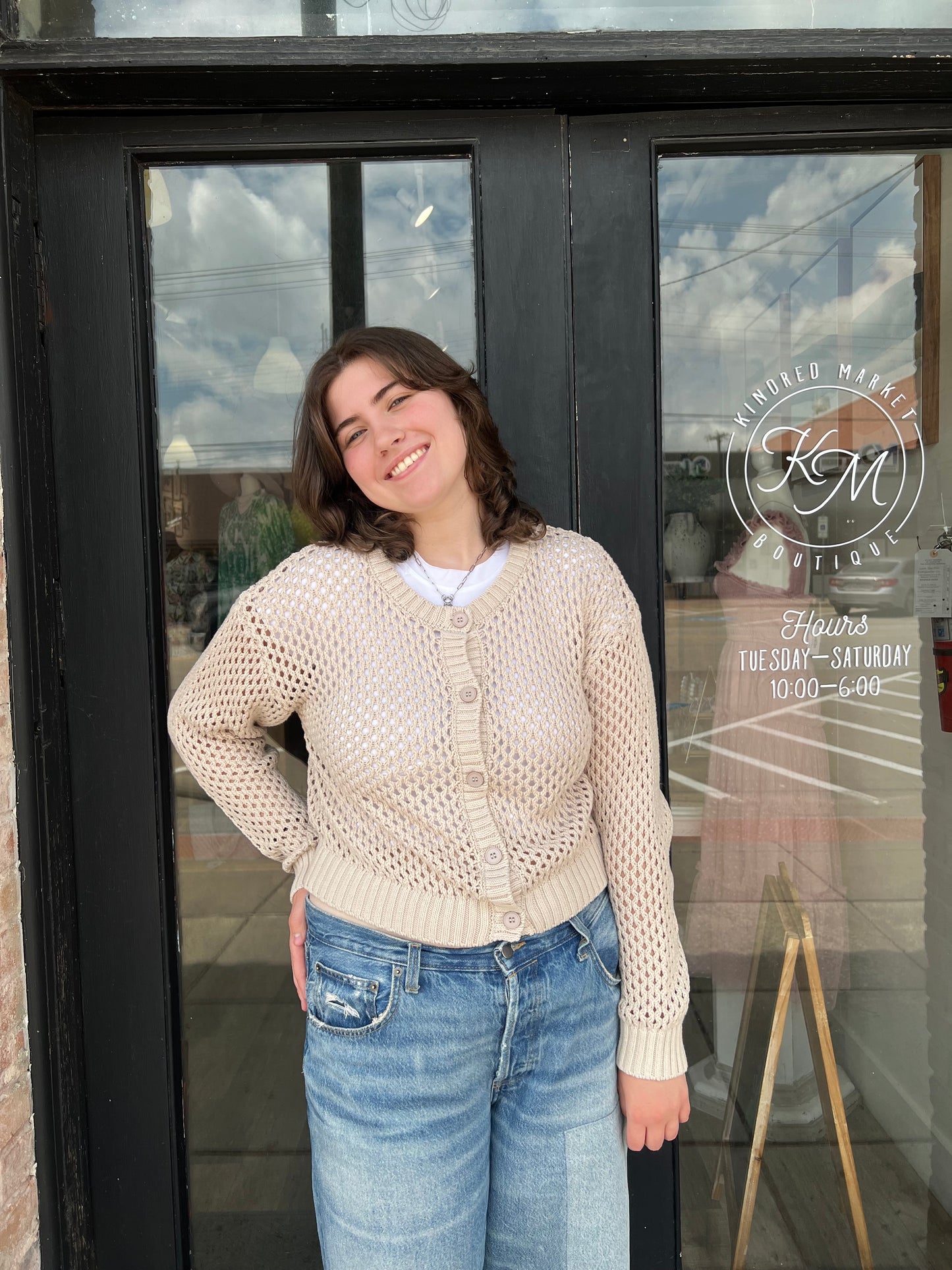 Lauren Crochet Cardigan Sweater