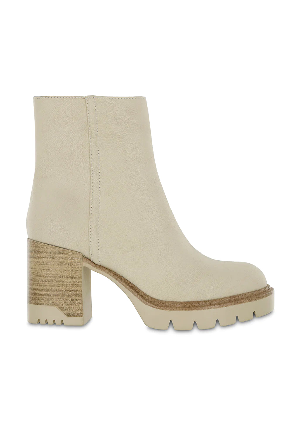Nathan Beige Heeled Boots