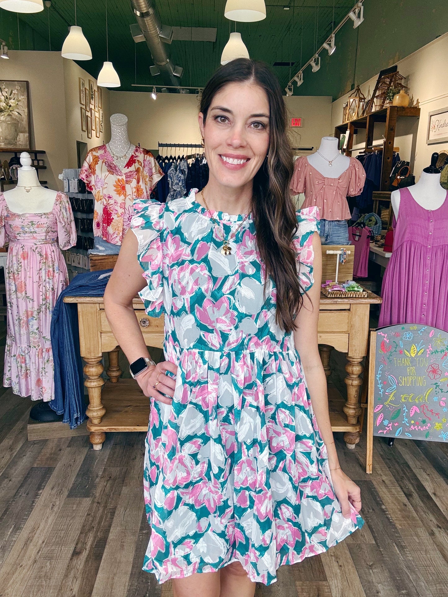 Poppy Floral Mini Dress