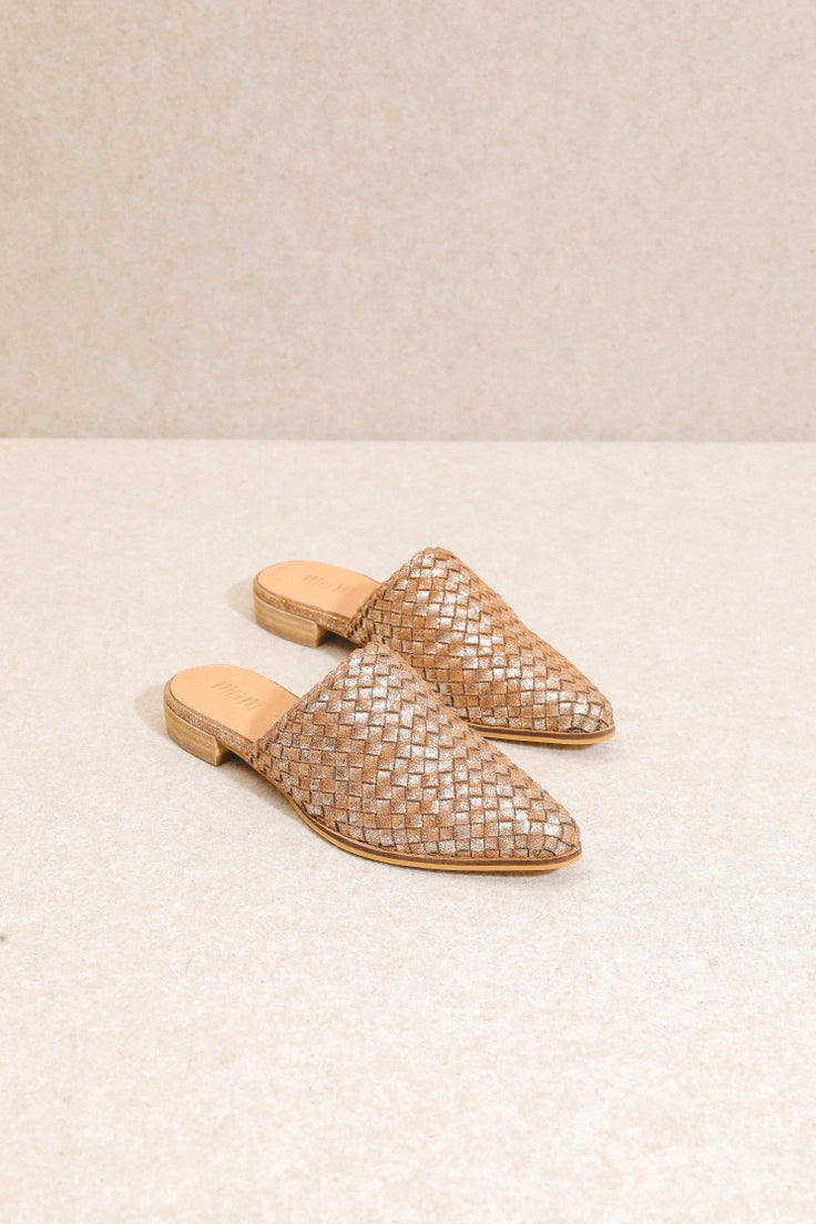 Alice Shimmer Brown Slide