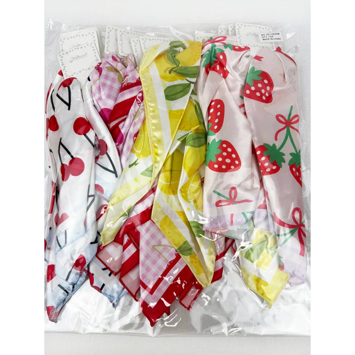 Multiuse Print Satin Scarf