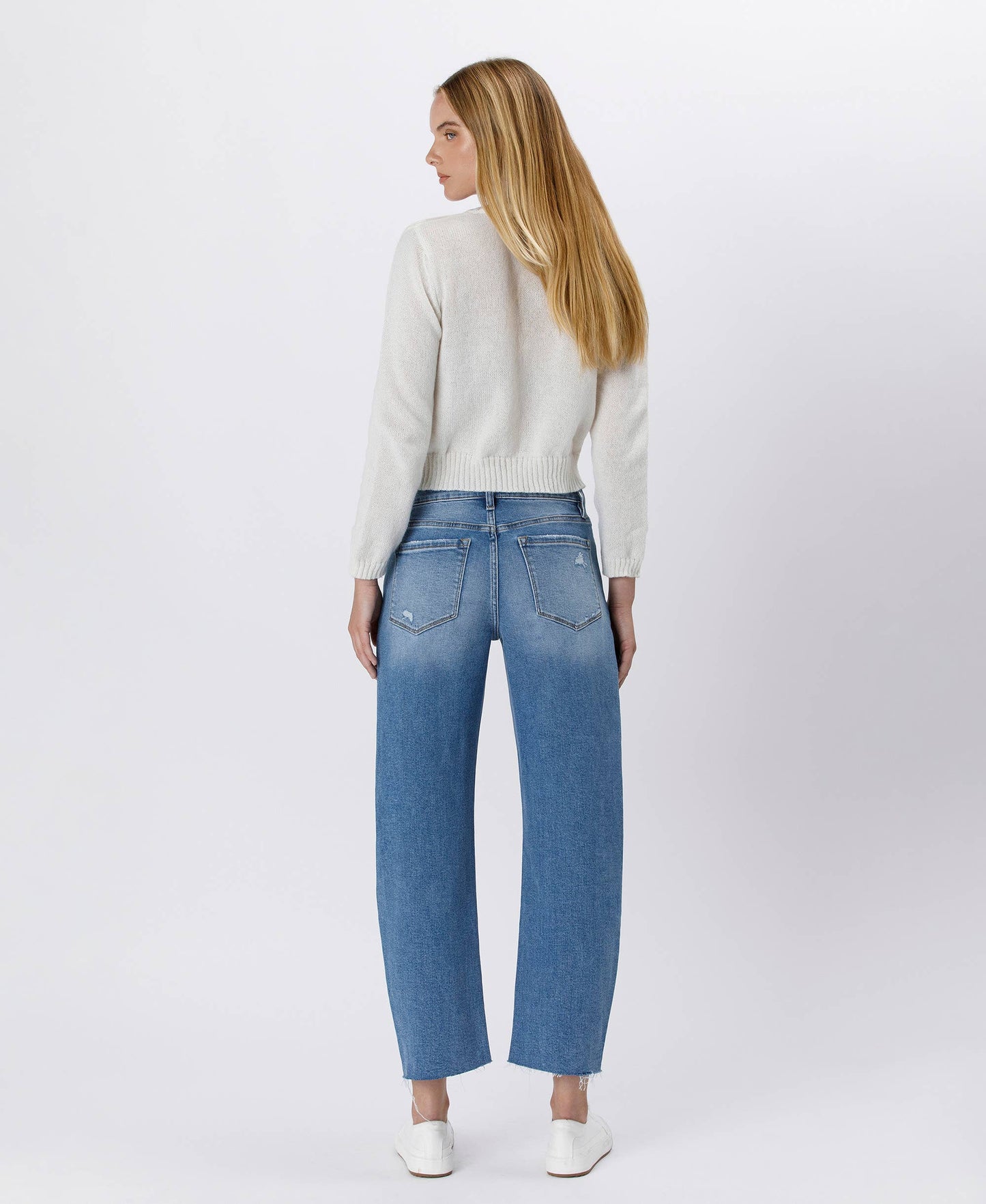 HIGH RISE MILD BARREL JEANS