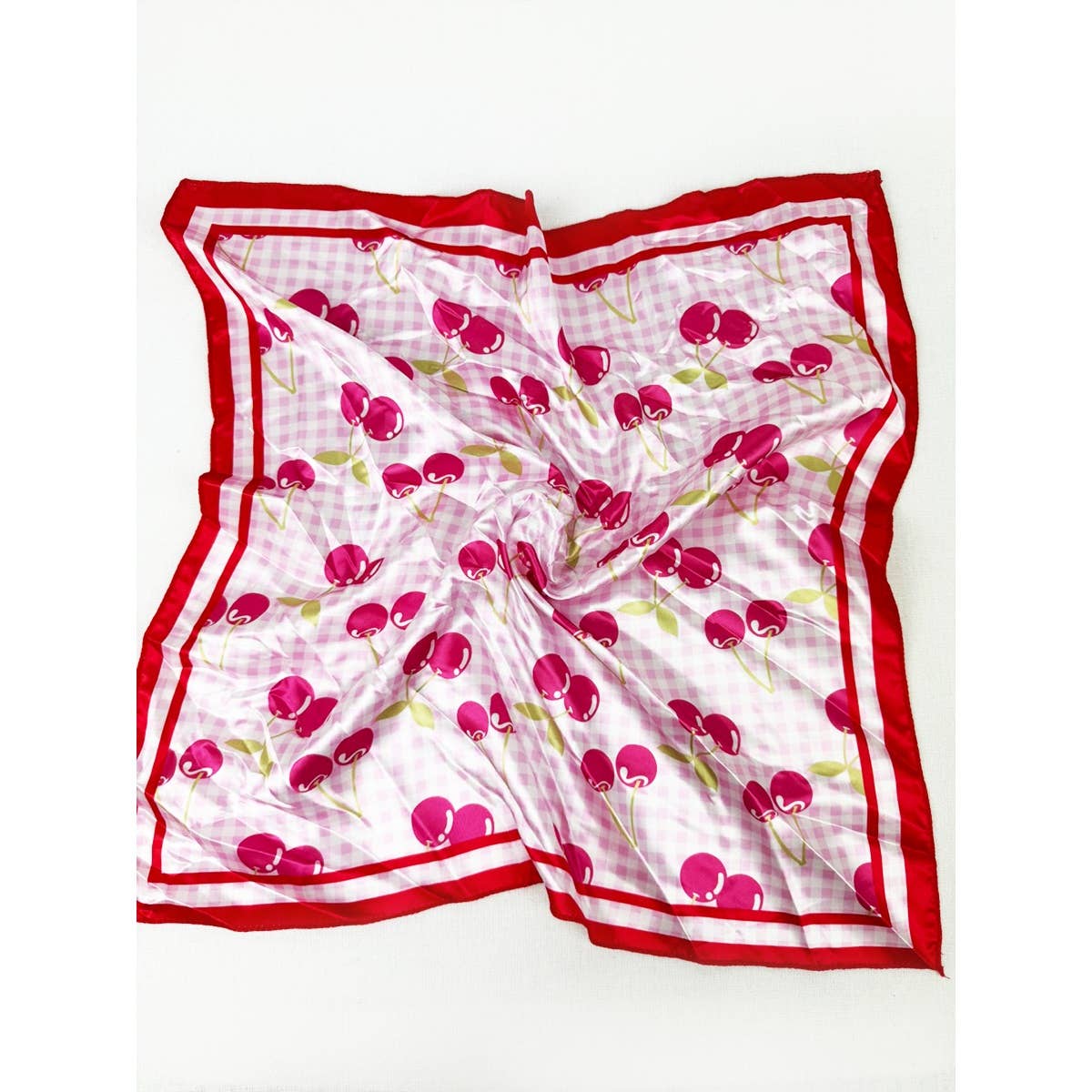Multiuse Print Satin Scarf