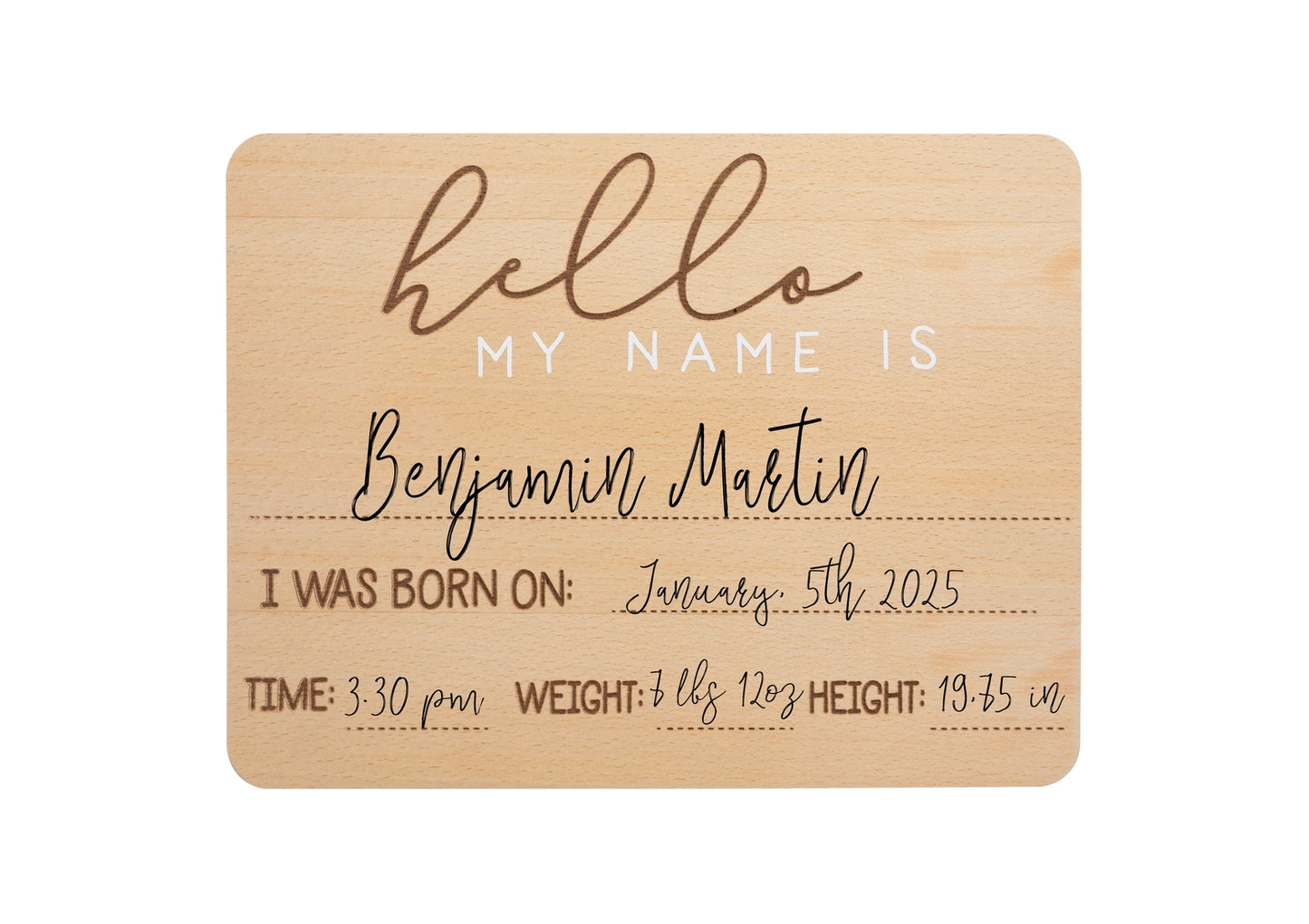 Baby Welcome Sign