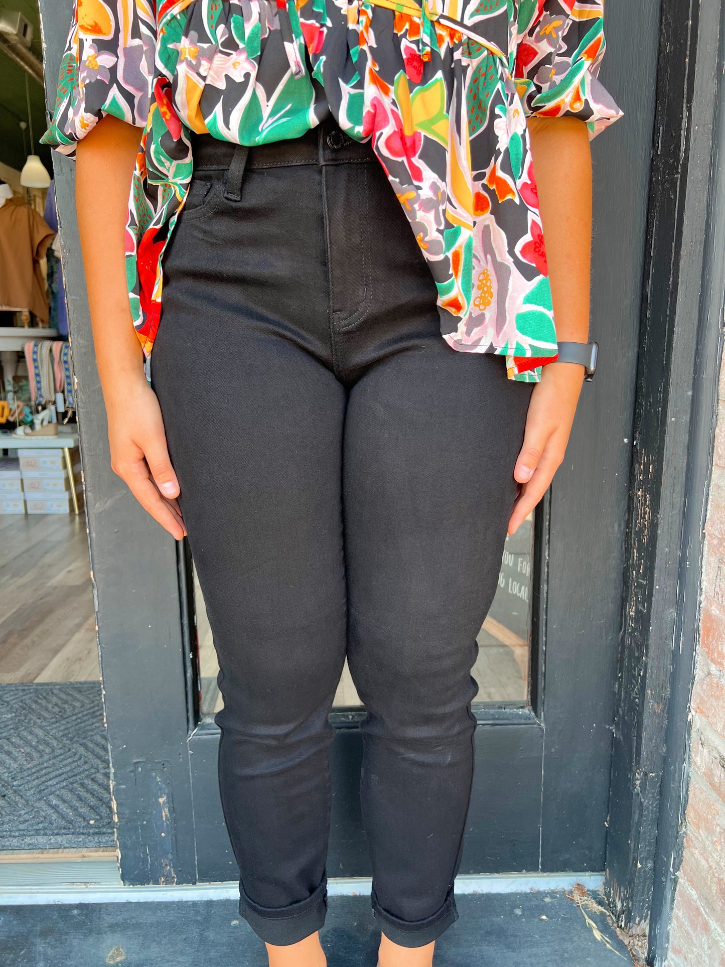 Black Judy Blue Slim Fit Jeans