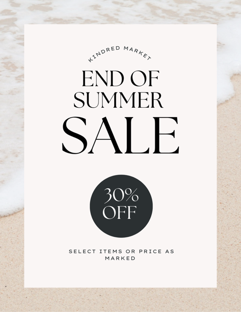 End Of Summer Sale