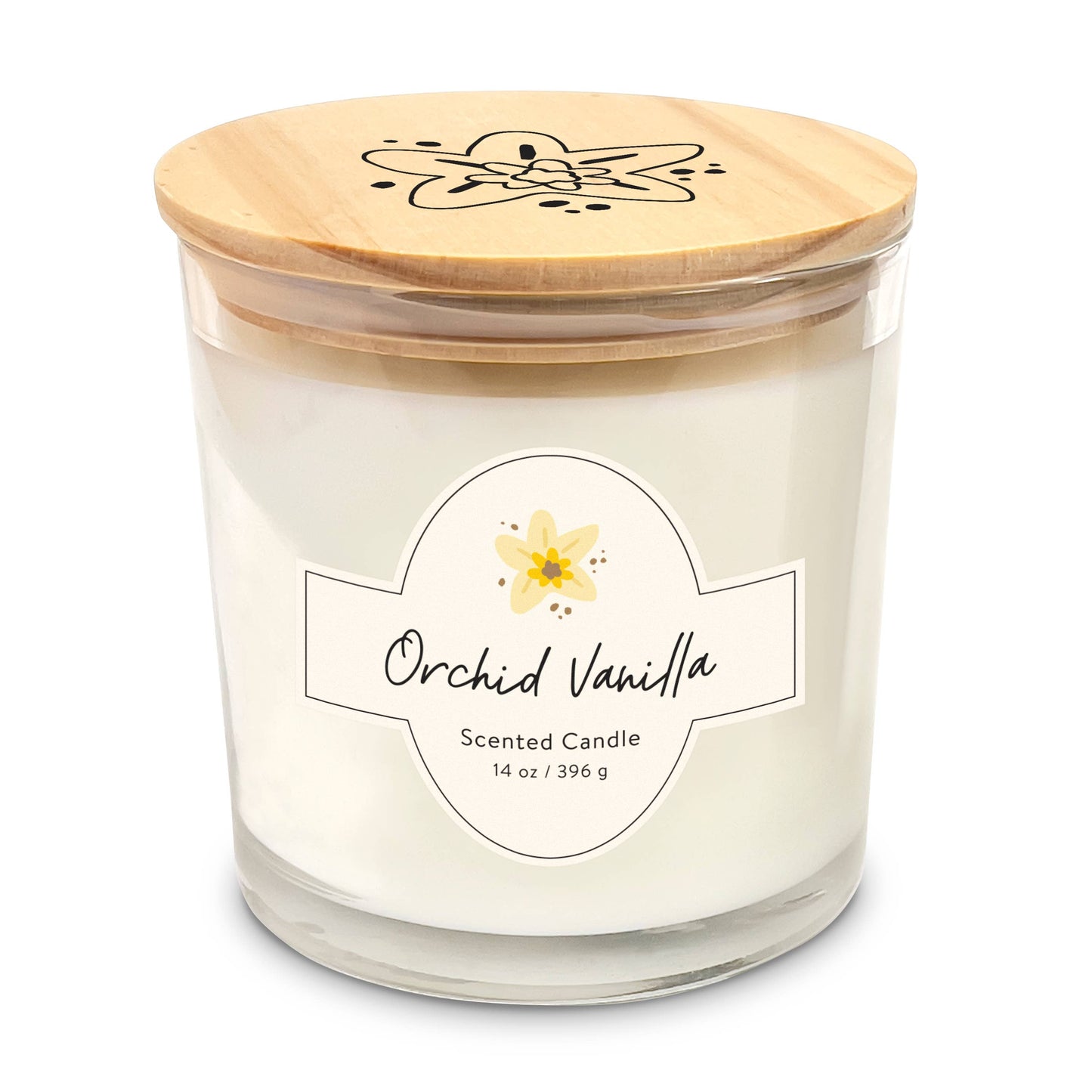 Orchid Vanilla Double Wick Candle 14 oz.