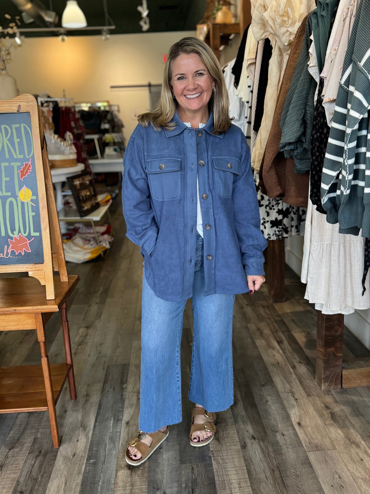 Susan Button Up Shacket