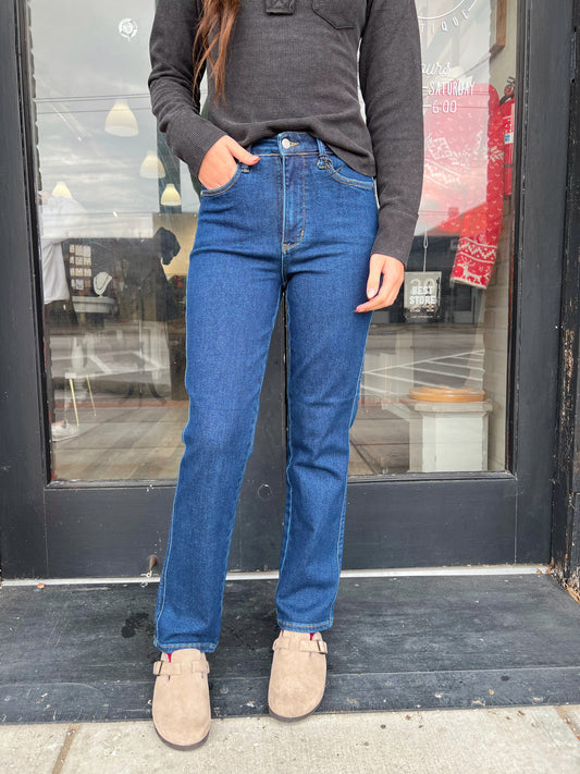 Klarissa Judy Blue Straight Leg Jeans