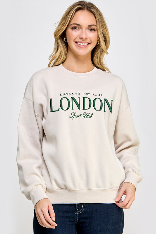 Dorcas London Fleece Sweatshirt