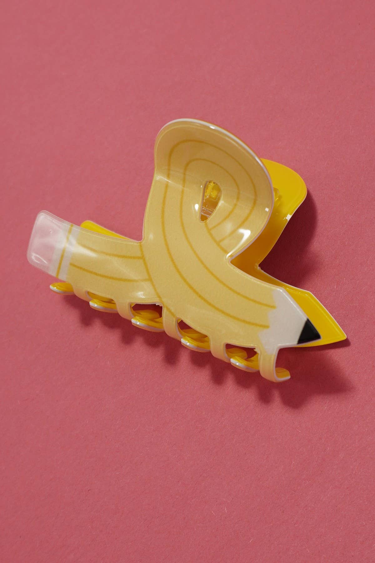 BACK TO SCHOOL TEACHER PENCIL HAIR CLAW CLIPS