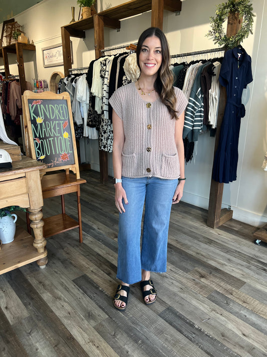 Sam Mocha Knit Sweater