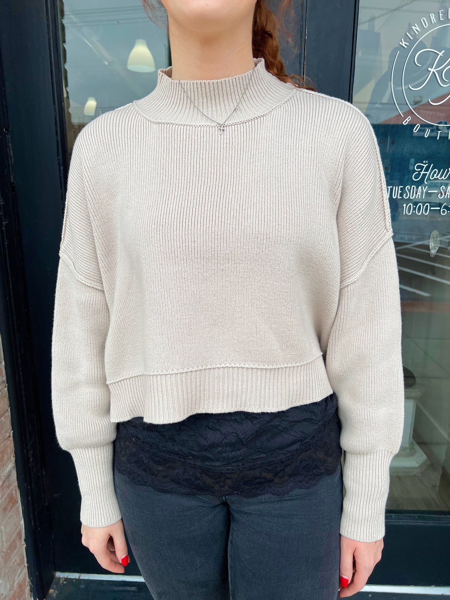 Leslie Cropped Sweater