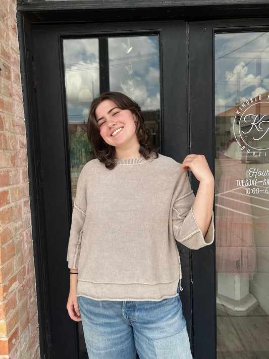 Ava Boxy Sweater